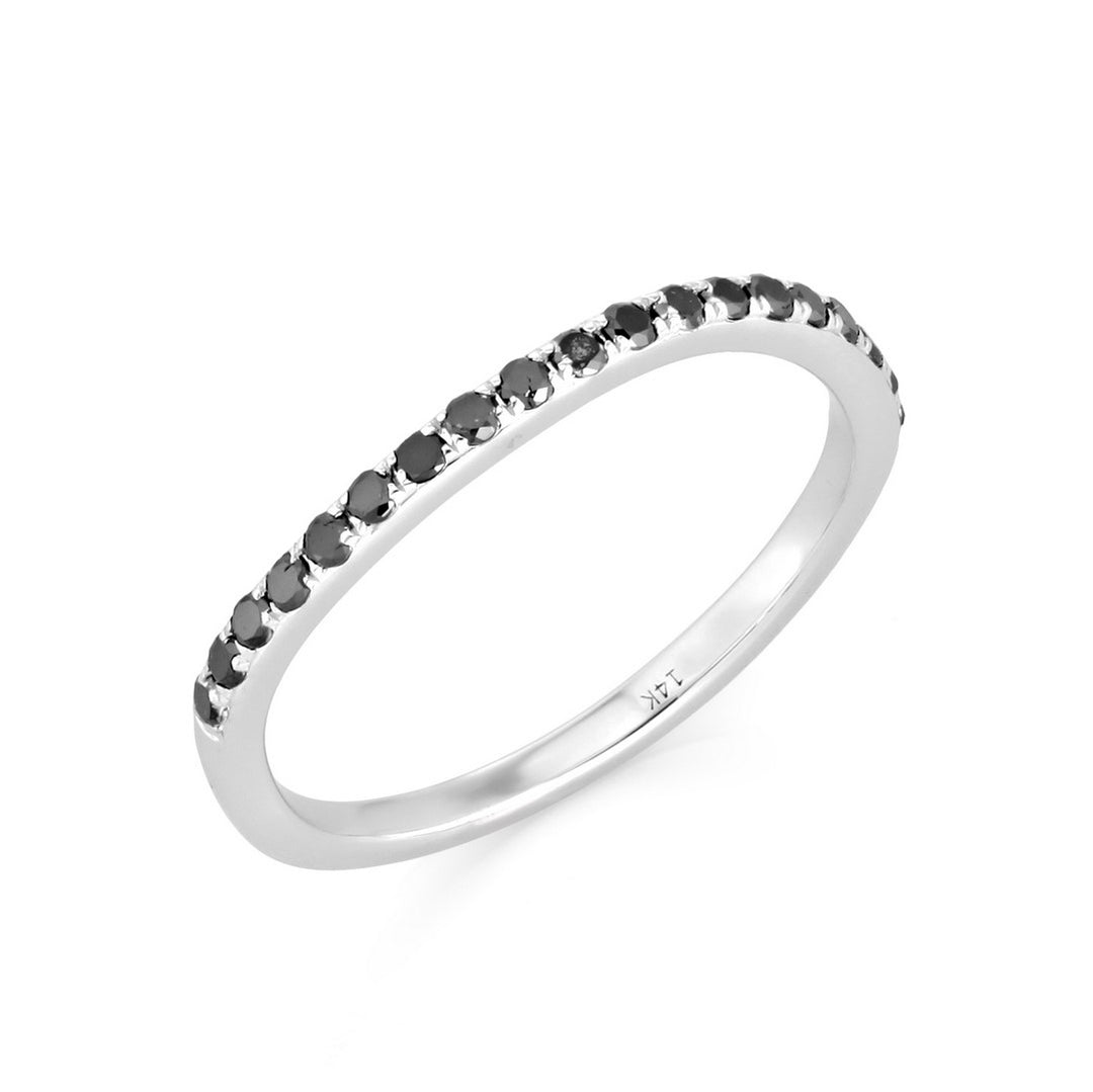 14K Gold Diamond Band Ring