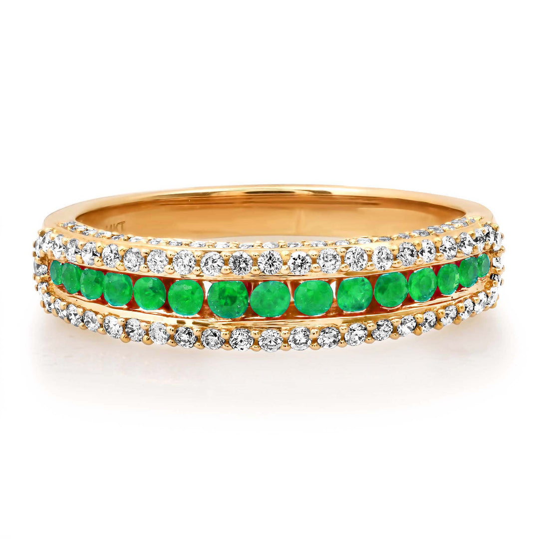 14K Yellow Gold Diamond Ring 0.70CT