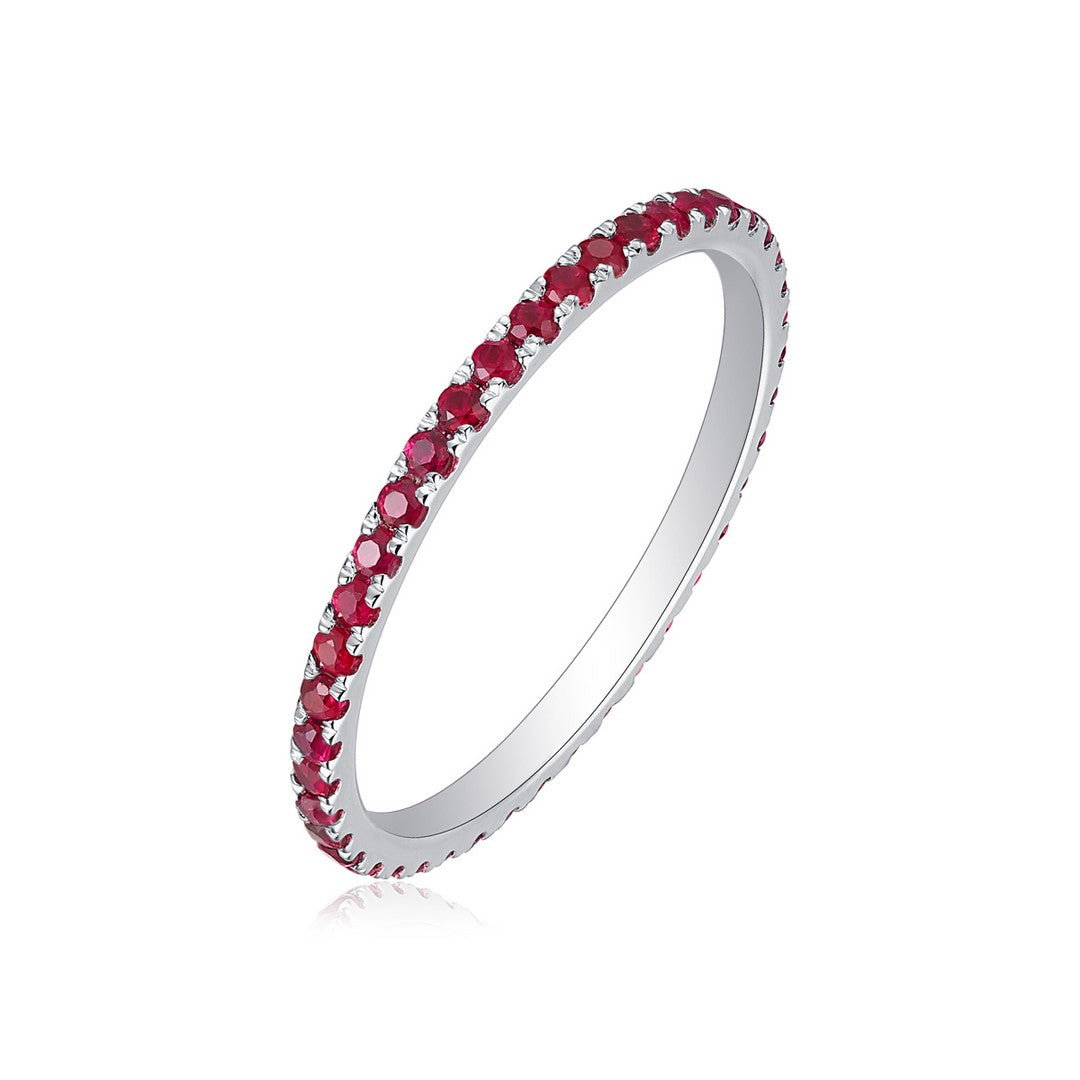 14K Yellow Gold Ruby Ring