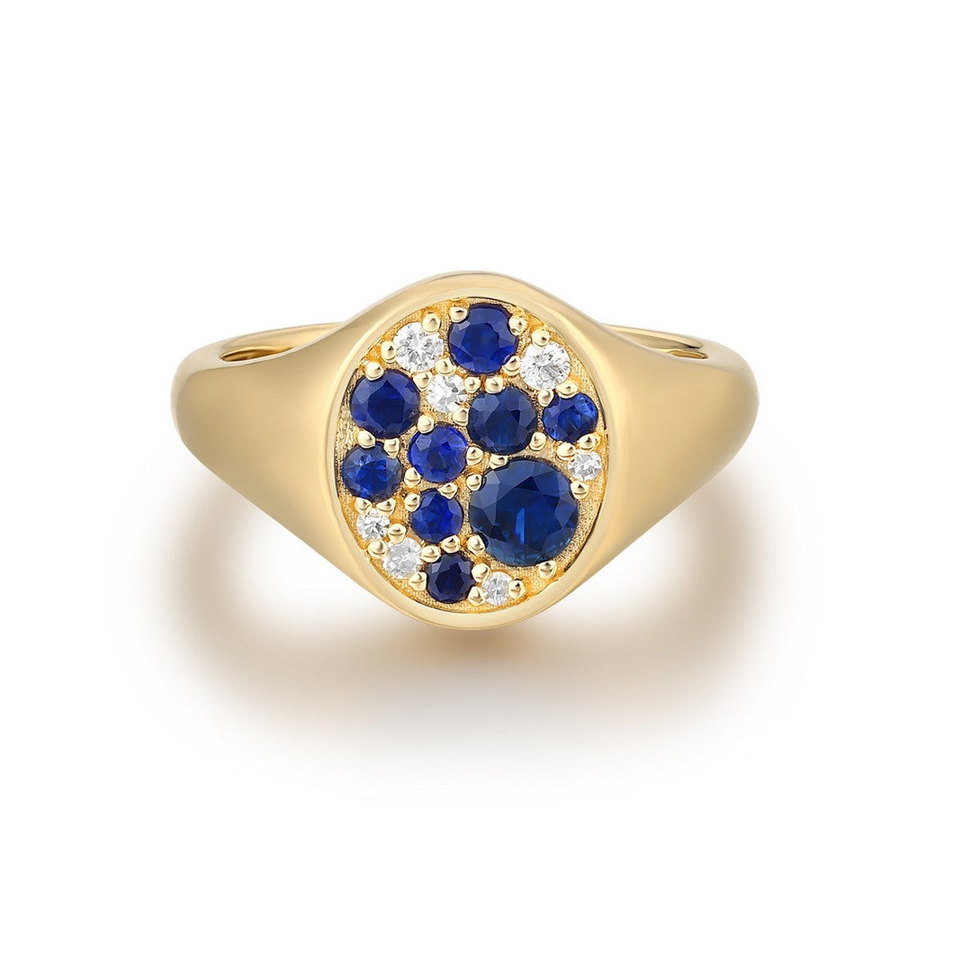 14K Yellow Gold Multi-Diamond Ring - 0.40 Carat Total Weight