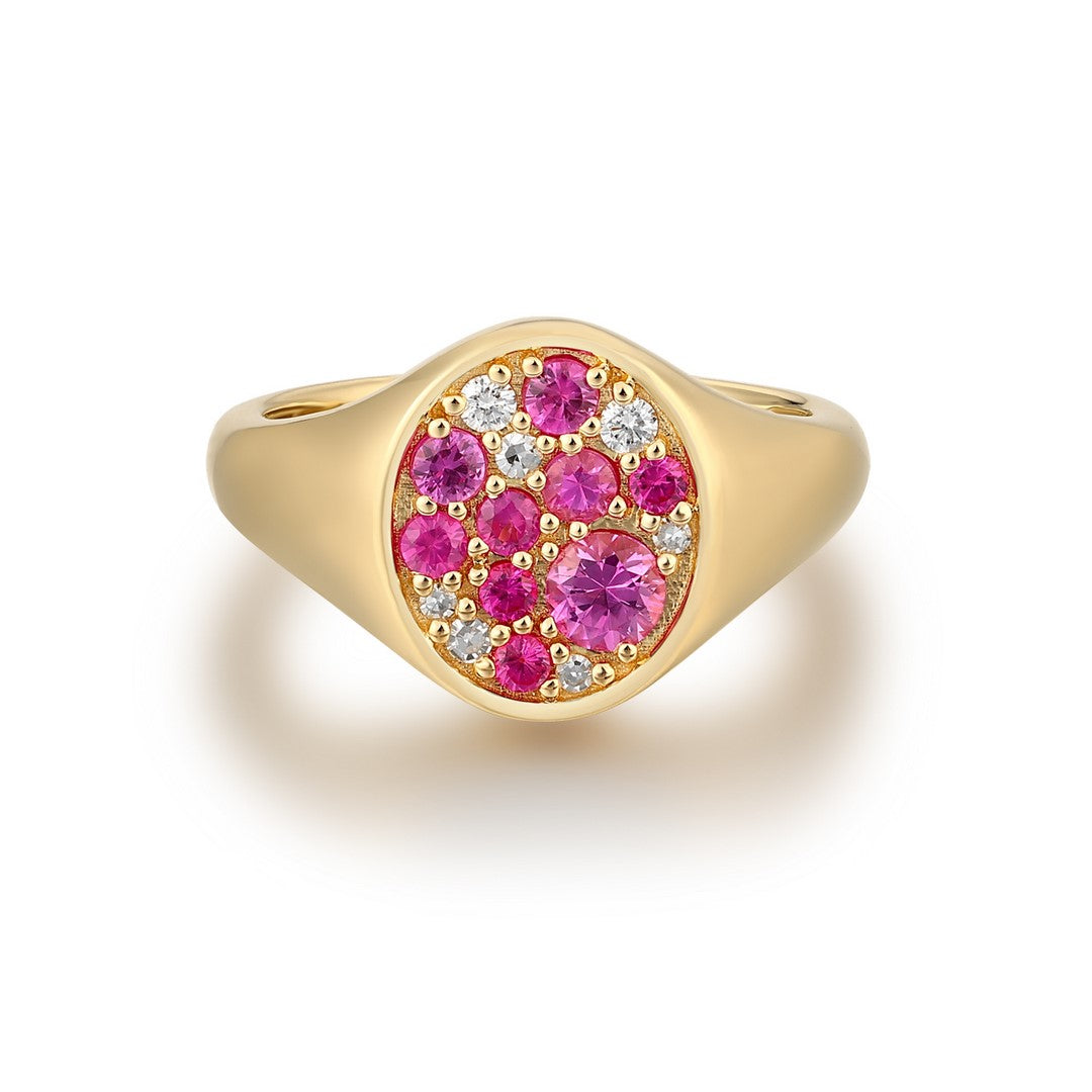 14K Yellow Gold Multi-Diamond Ring - 0.40 Carat Total Weight