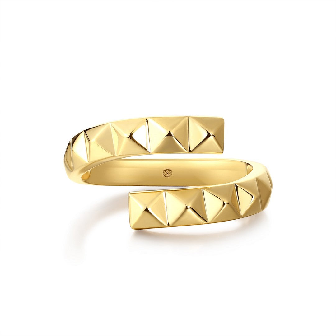 14K Yellow Gold 0.20 CTW Diamond Band Ring