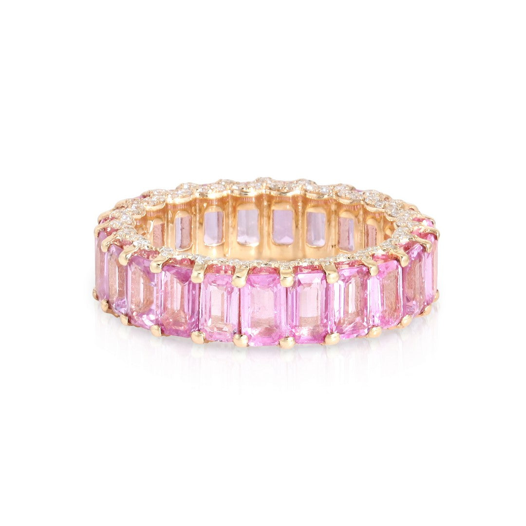 Luxurious Yellow Gold Sapphire Diamond Ring - 8.75 Carat Blue Sapphire
