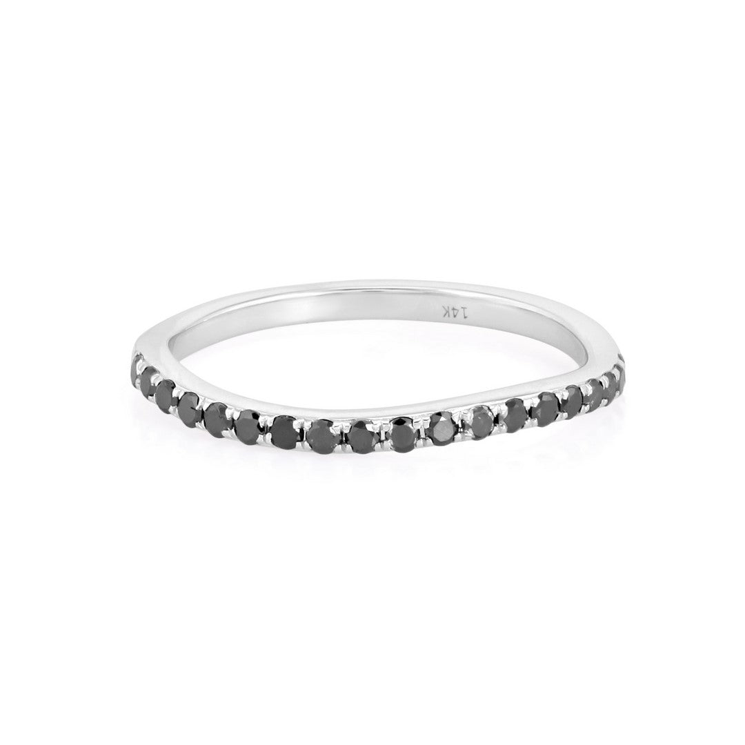 14K Gold Diamond Band Ring