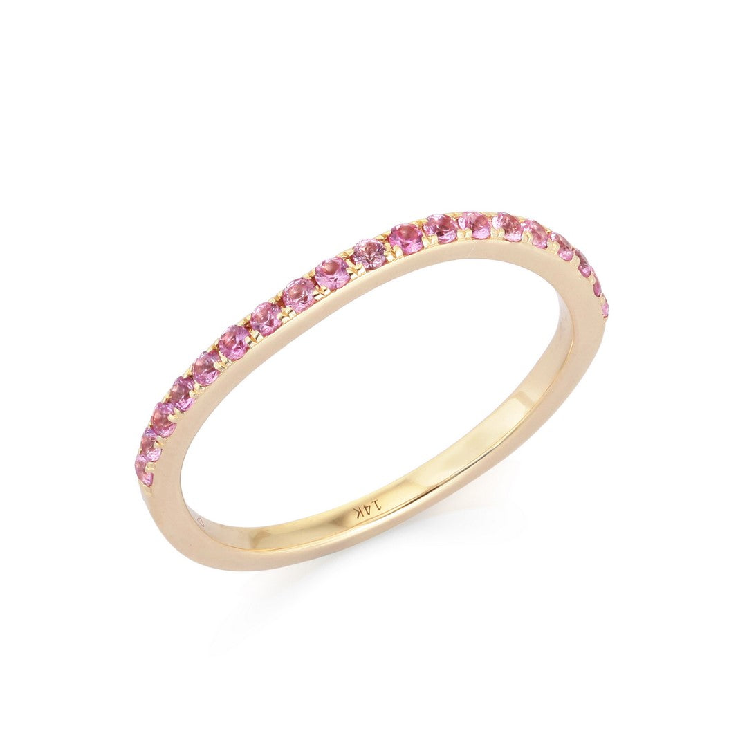 14K Gold Diamond Band Ring