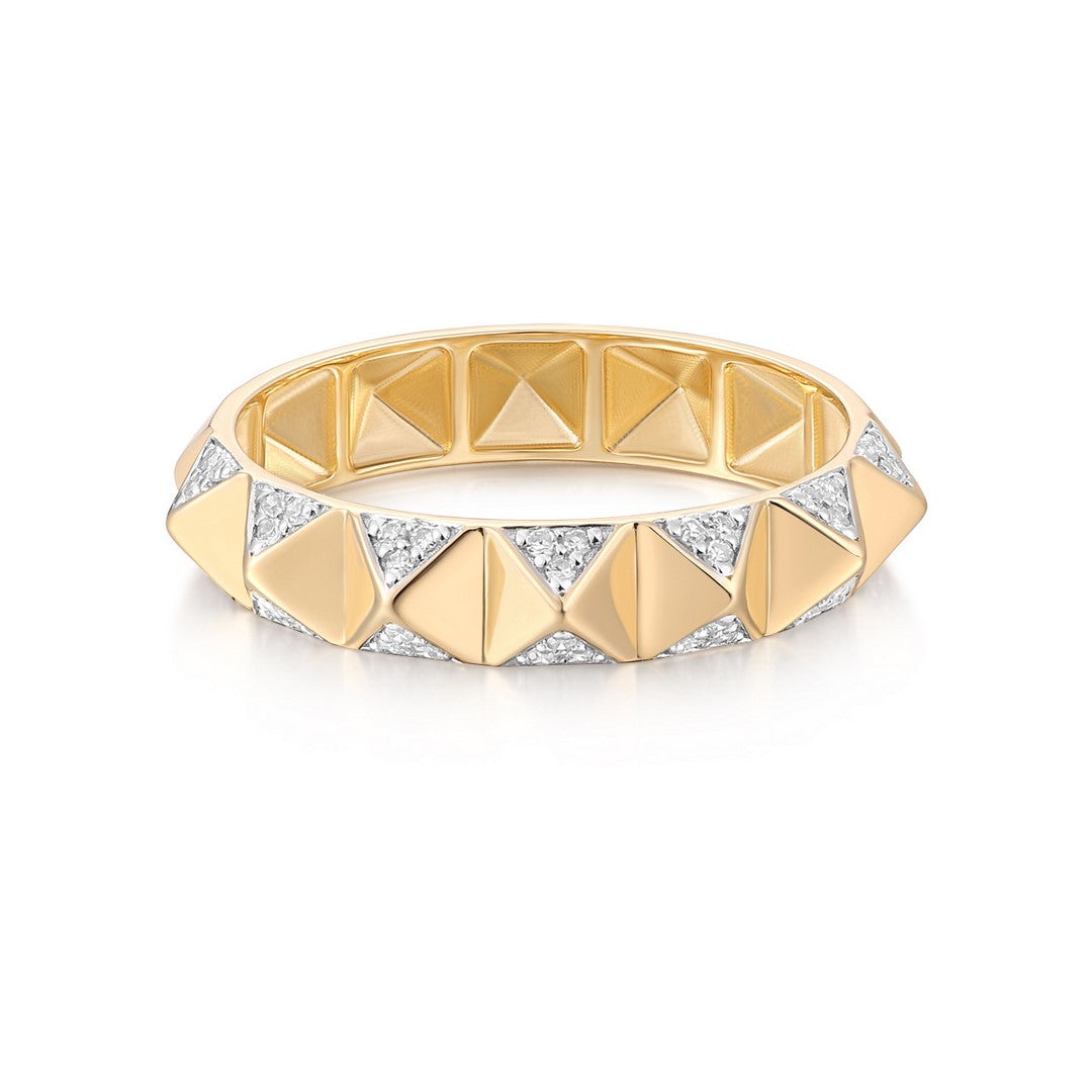 14K Yellow Gold Diamond Ring