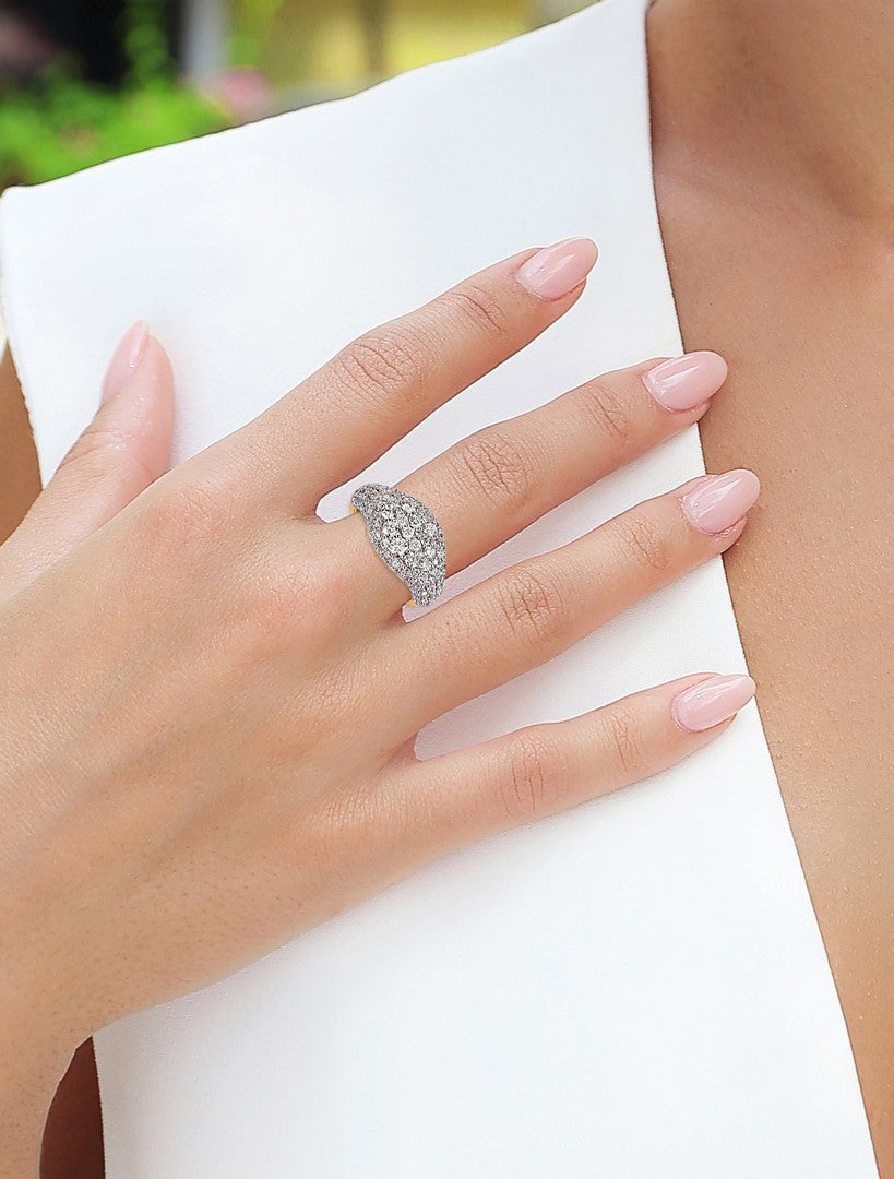 14K Yellow Gold Diamond Band Ring (1.65CT)