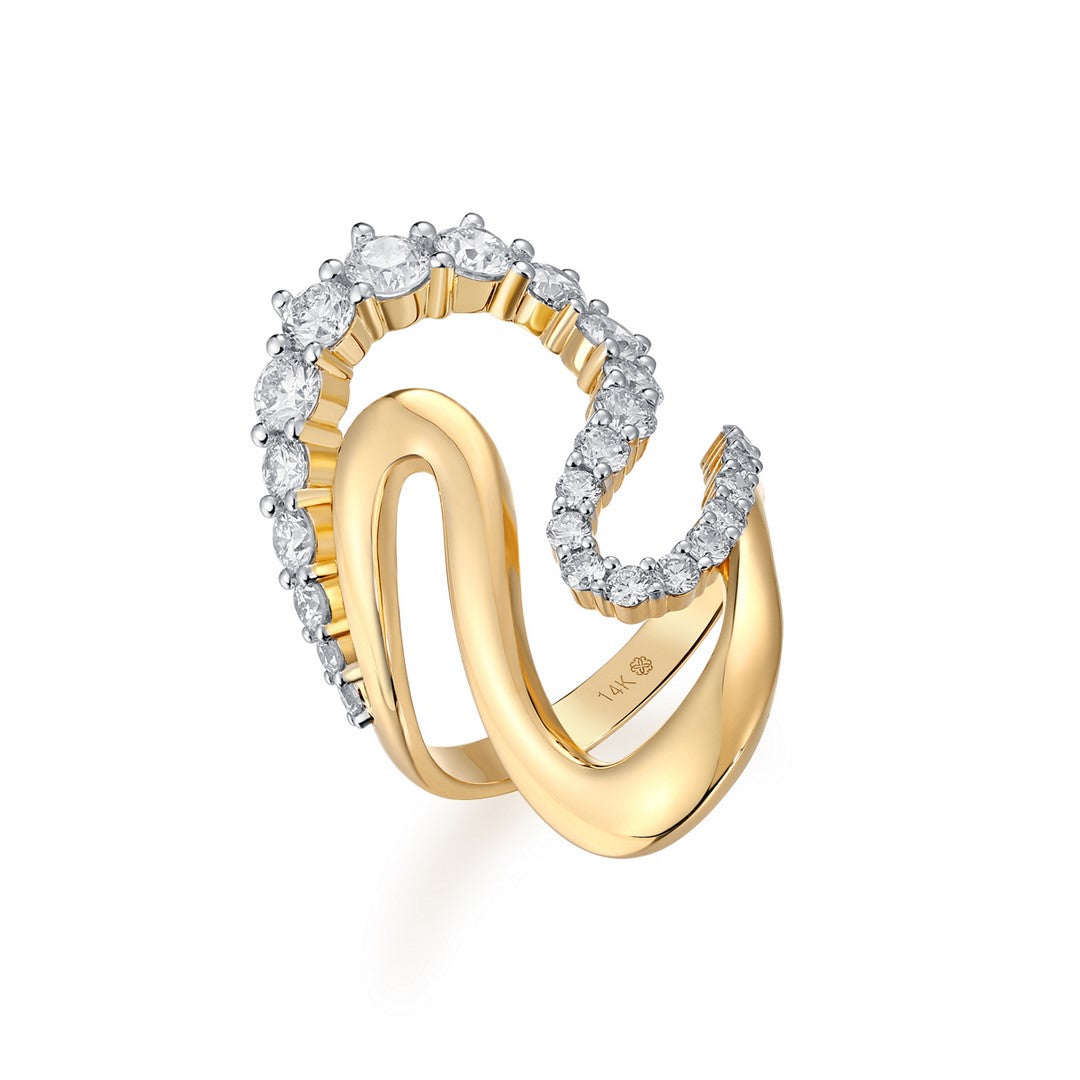 14K Yellow Gold Diamond Anniversary Band (2.05CT)