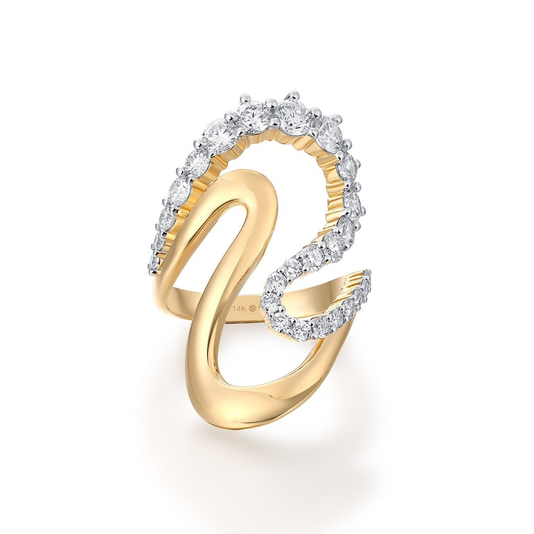 14K Yellow Gold Diamond Anniversary Band (2.05CT)