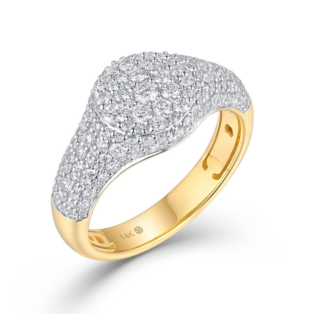 14K Yellow Gold 25-Stone Diamond Anniversary Band (2.05CT)