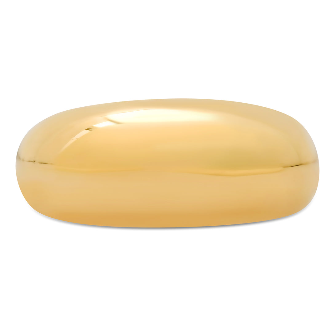 14K Yellow Gold Dome Ring